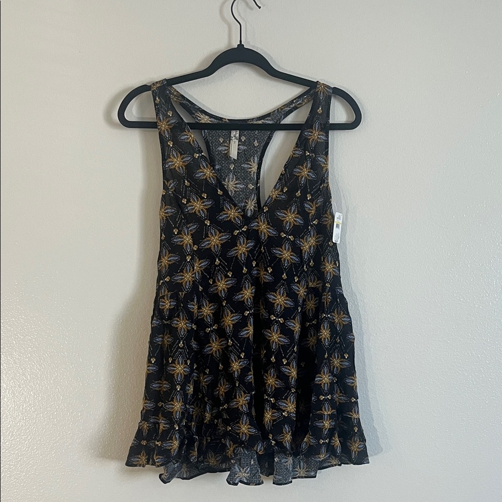 Intimately by Free People Smocked Side Tunic Blouse - Picture 4 of 6